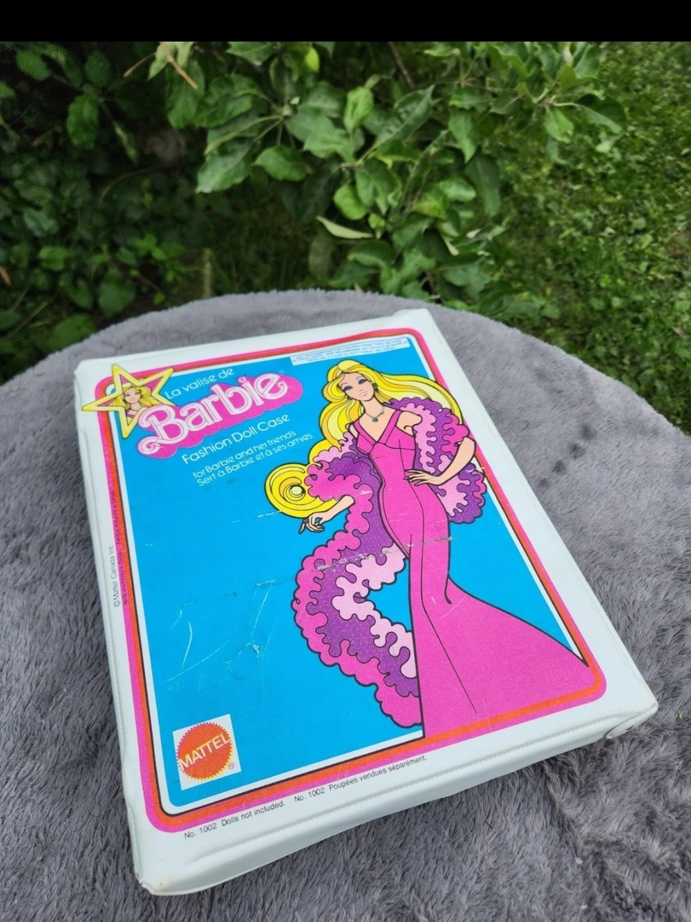 Vintage 1976 Barbie Fashion Doll Case No 1002 Bilingual Mattel Canada La Valise
